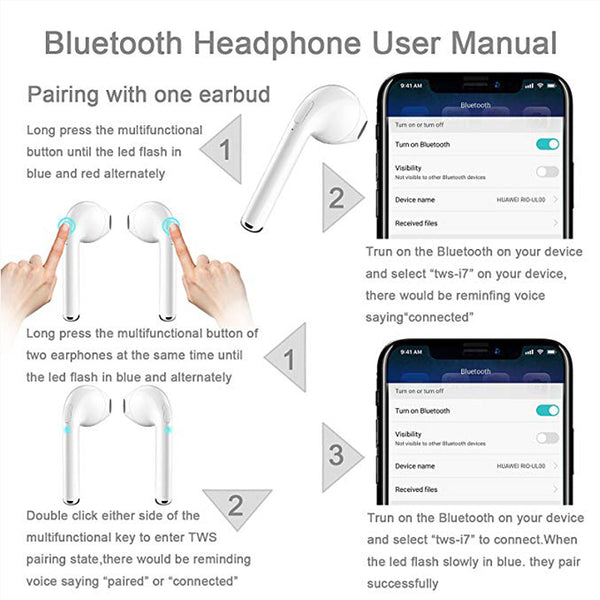 Wireless Bluetooth Earbuds